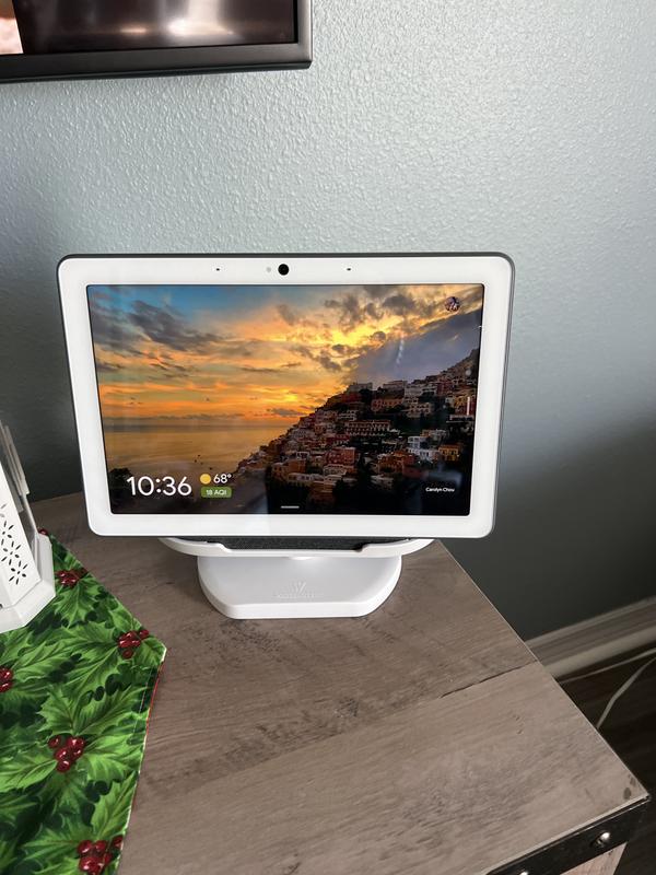  Wasserstein Adjustable Stand for Google Nest Hub Max (Chalk) :  Electronics