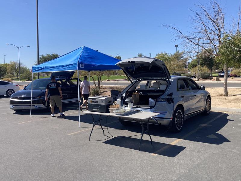 Fresh refreshments for EV shoppers
