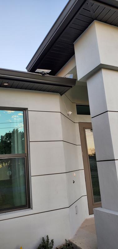 nest outdoor camera install stucco