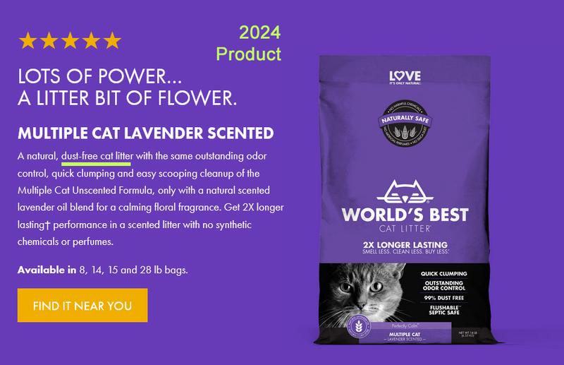 Labled "dust-free" in 2024