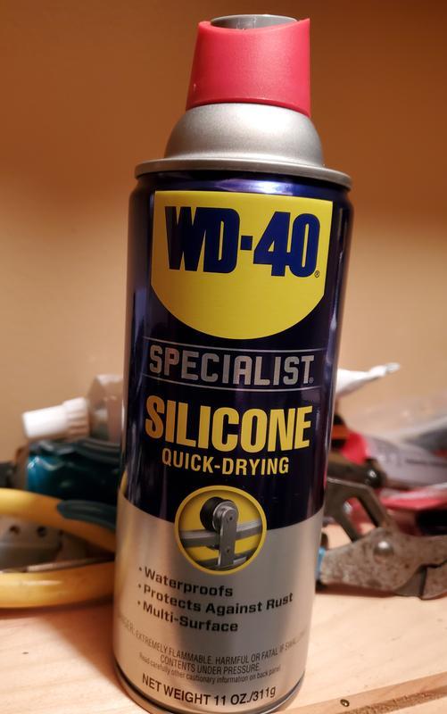 WD-40 Specialist Water Resistant Silicone Lubricant!
