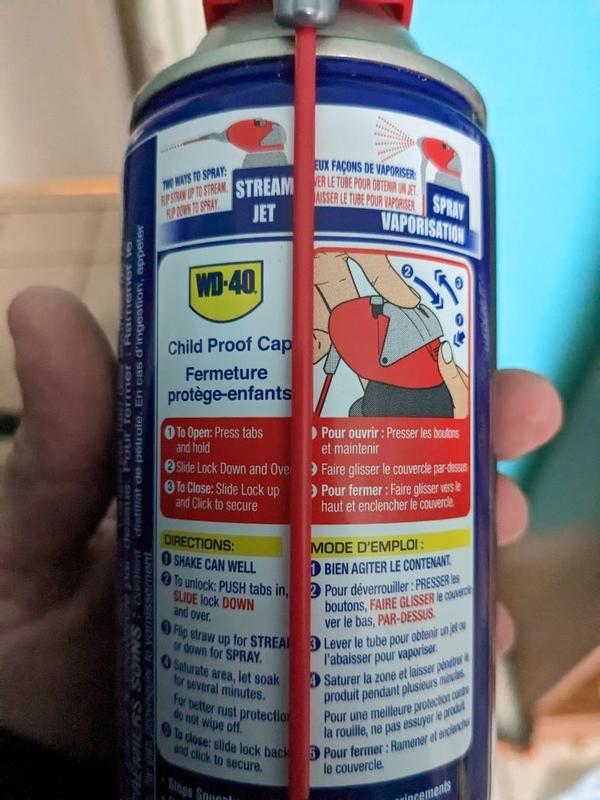 WD-40 Specialist Silicone Lubricant can fix a stuck zipper? - WD-40