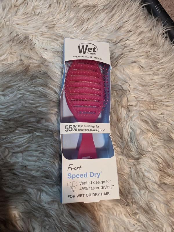 Customer photo for "Love this detangler and how quickly it dries the hair"