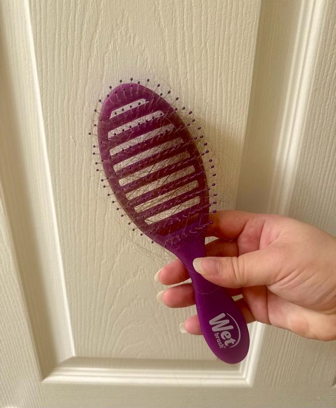 Customer photo for "Works for detangling thick hair"