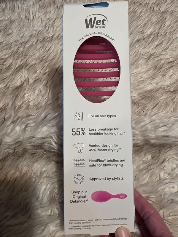 Customer photo for "Love this detangler and how quickly it dries the hair"