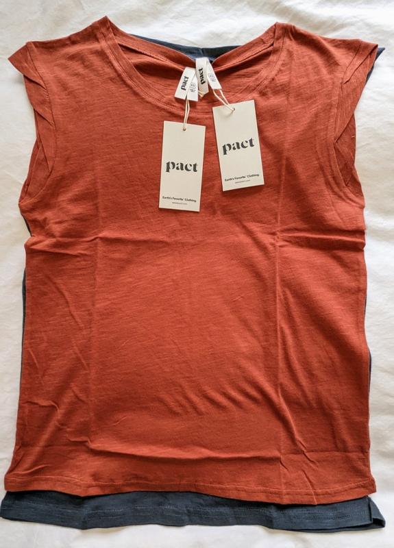 Pact Women's Organic Cotton Featherweight Slub Muscle Tee