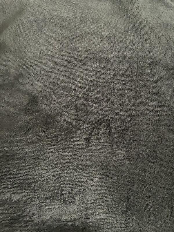 Customer photo for "Soft Material Needs Gentle Care"