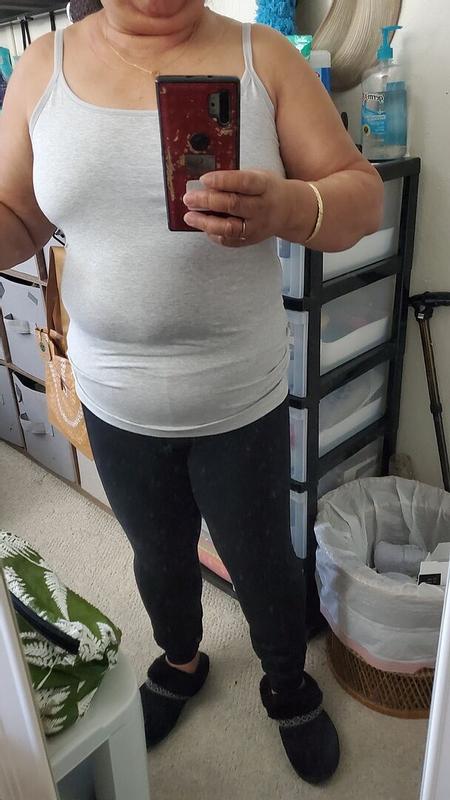 Customer photo for "Women's Light Heather Grey"