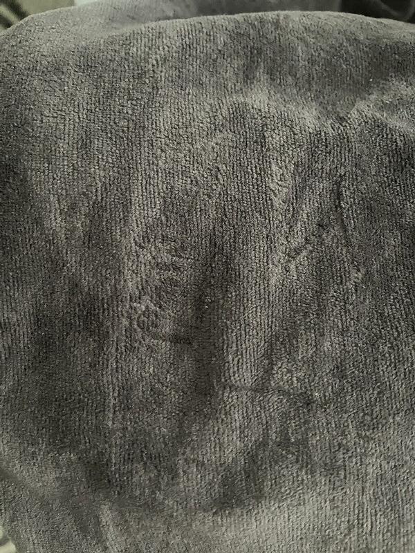 Customer photo for "Soft Material Needs Gentle Care"