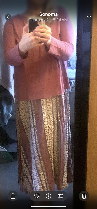 Customer photo for "Featherweight Slub Long Sleeve Tee? Great For Me!"