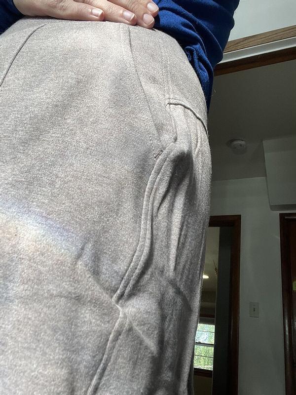Customer photo for "Nice except weird extra fabric bulges"