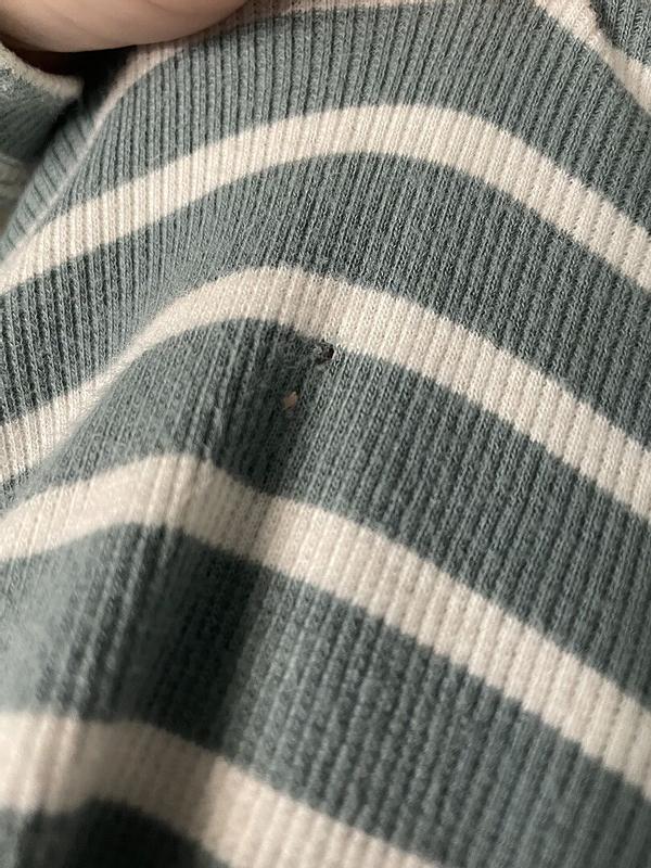 Customer photo for "Developed Small Holes in 3 Wears"