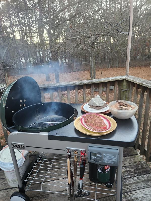 Weber Performer Deluxe 22-in W Copper Kettle Charcoal Grill