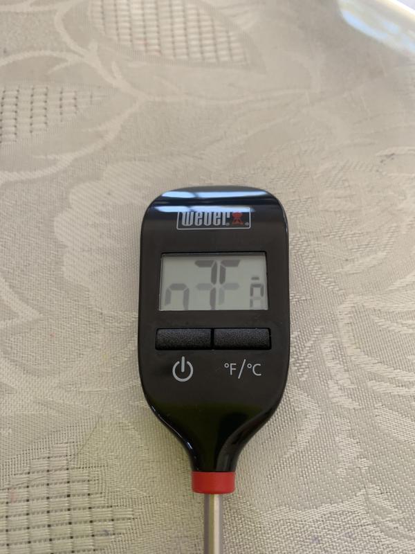 Weber Instant-Read Thermometer - Accurate Cooking Temperatures in