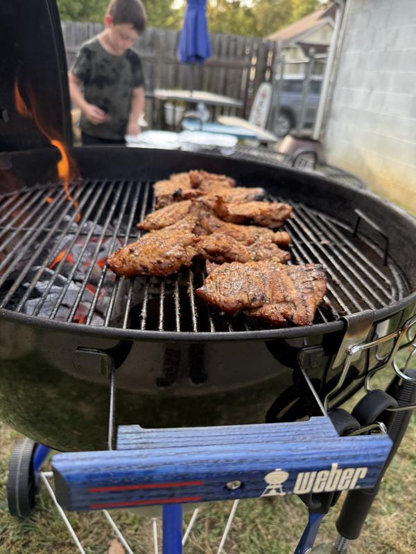 Chicken on a Weber kettle, nothing better!