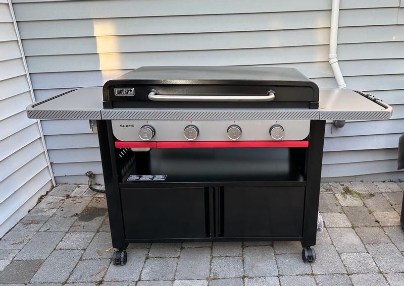 Weber Slate 36-in 4 Burner Propane Rust-Resistant Griddle w