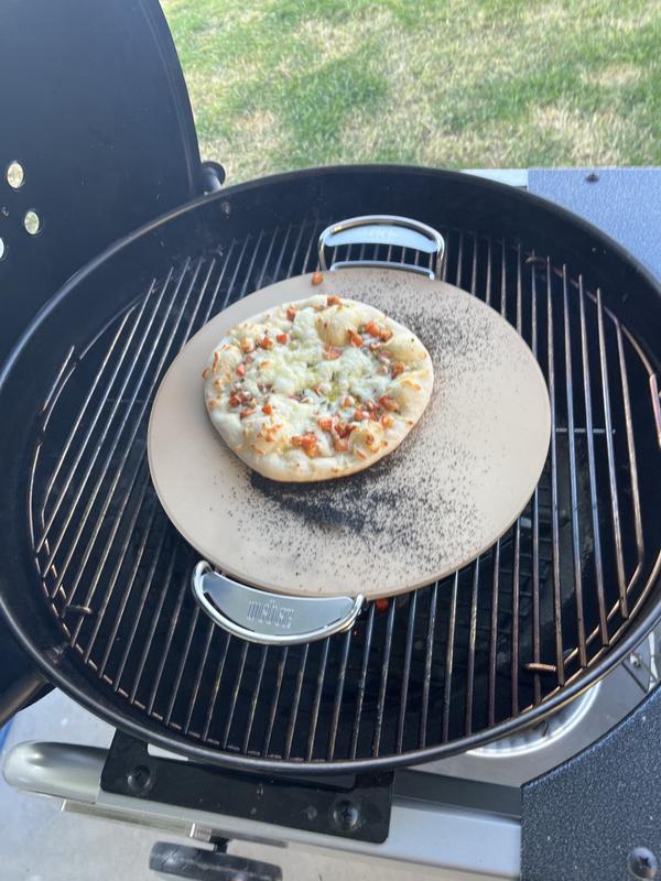 Weber kettle hotsell pizza stone