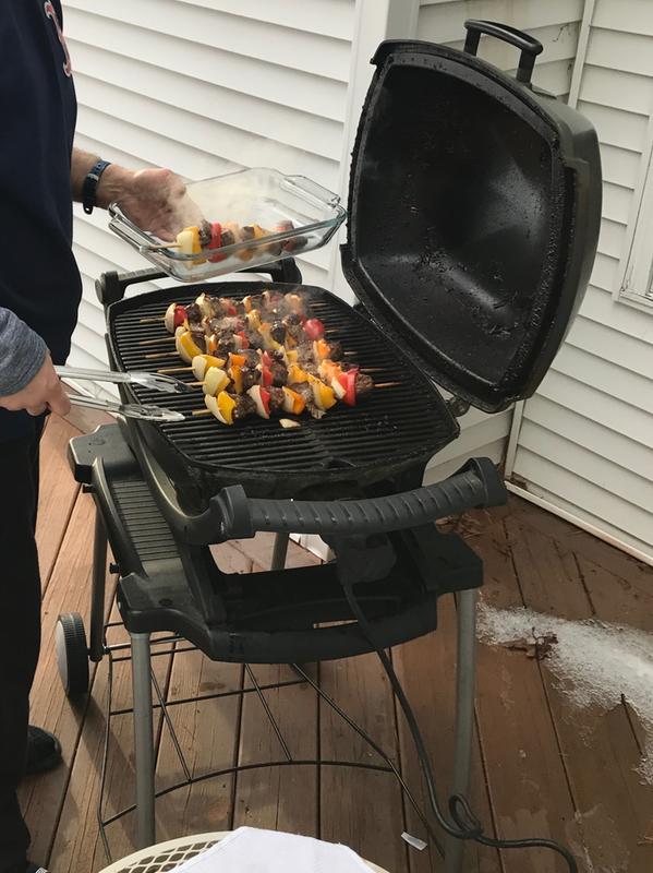 Weber 1560-Watt Dark Gray Grill in the Electric Grills department Lowes.com