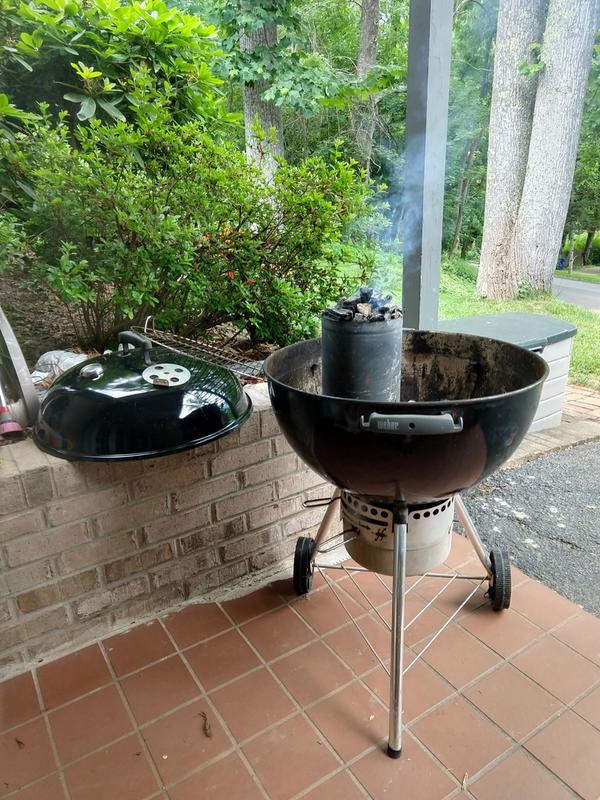 Grille à Charbon Weber 43cm - Compatible Barbecues Ø57cm - Acier Plaqué - Modèles One-Touch, Master-Touch