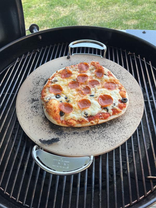 Skillet Pizza On The Weber Charcoal Grill