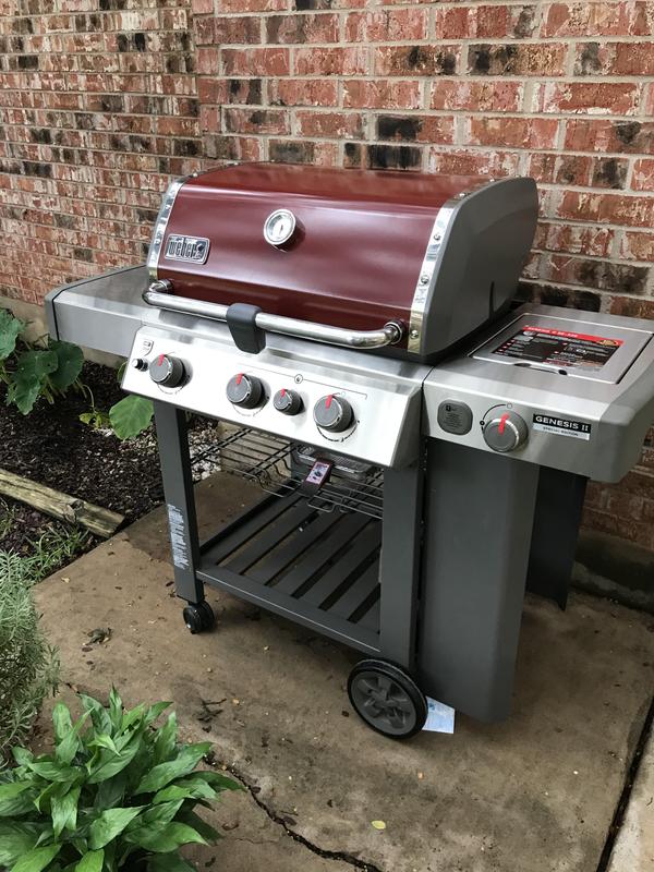 Weber Genesis Ii Premium Se 330 3 Burner Gas Grill 39 000 Btus Side Sear Burner True Value