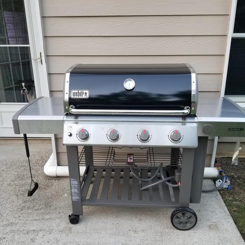 Weber e410 natural clearance gas