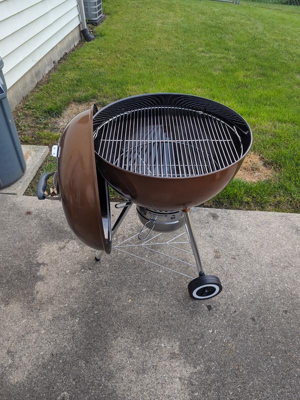 Weber Original Kettle Premium 22 in. Charcoal Grill in Copper with