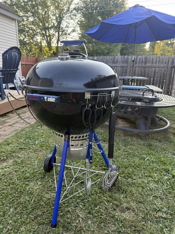 Looks awesome in the yard with the Dodger Blue