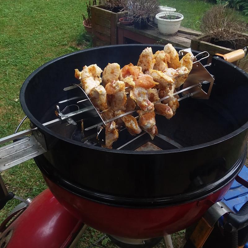 Weber Crafted Stainless Steel Kebab Holder 7675 at Lowes.com