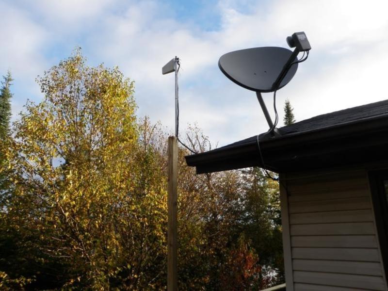 The outdoor antenna had the best signal away from the roof facing the treeline, who knew.