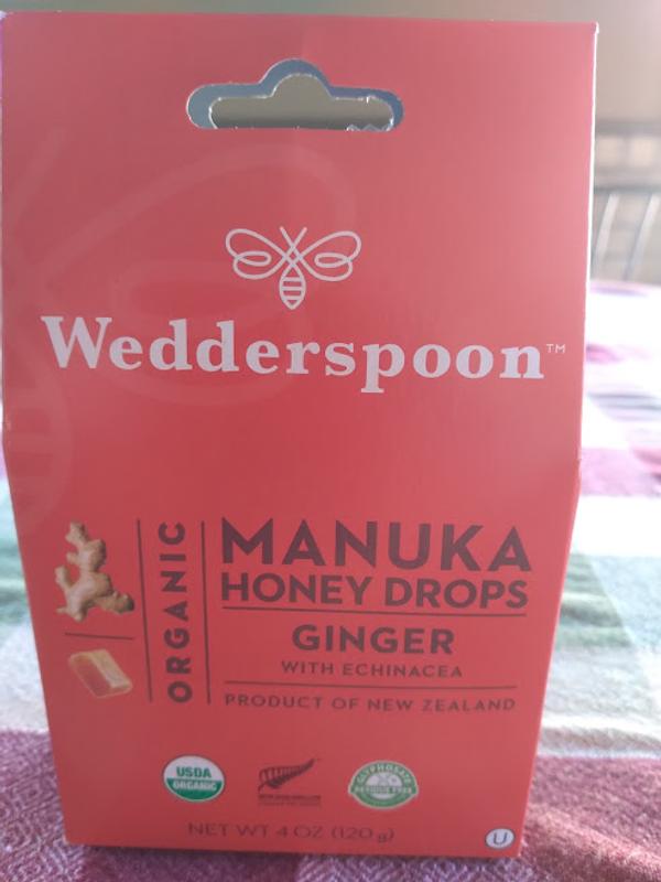  Wedderspoon Organic Manuka Honey Drops, Honey