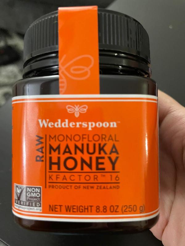 Wedderspoon Raw Monofloral Manuka Honey KFactor 16 On The Go Packets