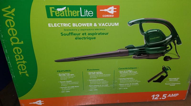 leaf blower and weed wacker
