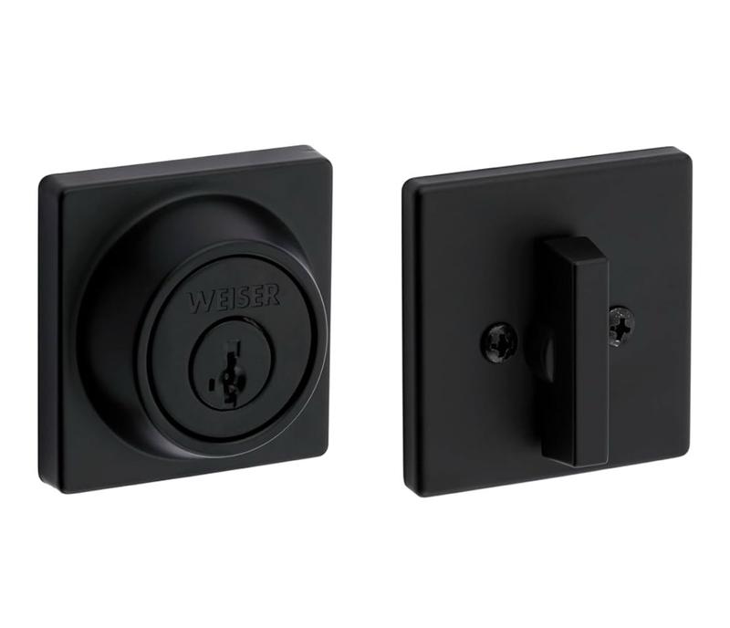 Uptown Round Deadbolt - Keyed One Side - featuring SmartKey