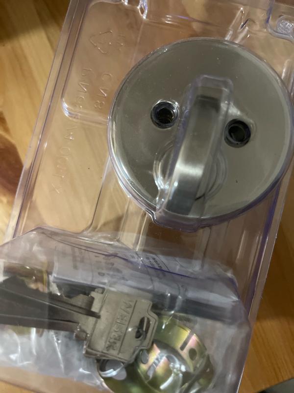 Uptown Round Deadbolt - Keyed One Side - featuring SmartKey