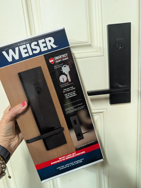 Halifax Entry Set with Lever - Deadbolt Keyed One Side - featuring