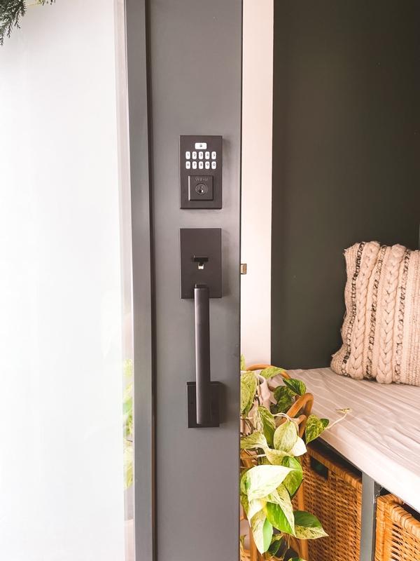 ◆タチカワ◆バーチカルブラインド◆W880×H810mm◆Z-2506BL20◆ SmartCode Contemporary with San Clemente Handleset - | Weiser