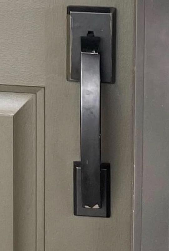 San Clemente Handle with Halifax Lever (Square) - | Weiser