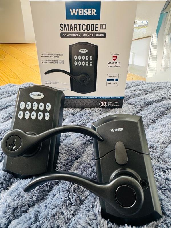 SmartCode 10 Commercial Lever Electronic Traditional Lock - | Weiser