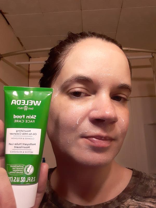 After applying warm water