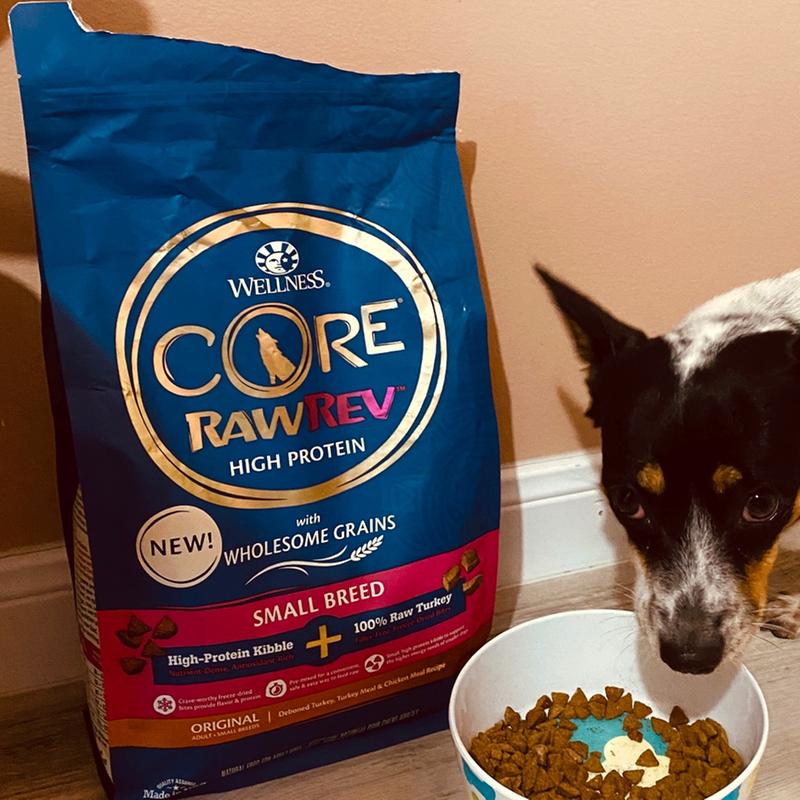 Wellness CORE Grained Dry Dog Food Small Breed Original Turkey Chicken with Freeze Dried Turkey 10 lbs. Petco