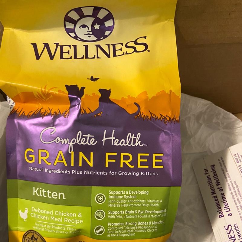 Wellness kitten dry clearance food