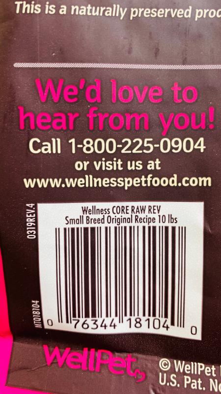 Barcode of the infested bag I hope I can get a recall going to help everyone!