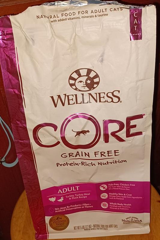 Wellness CORE Grain-Free Turkey, Turkey Meal & Duck Dry Cat Food