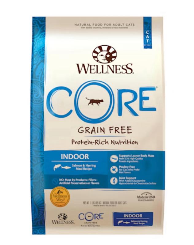 Wellness core indoor cat 2024 food