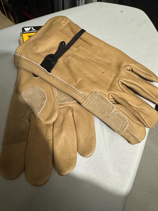 Men's Cowhide Leather Ball and Tape Wrist Gloves | Wells Lamont