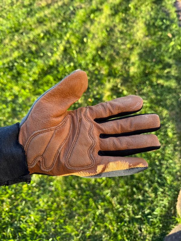 Men's Pigskin Leather Hybrid Adjustable Wrist Gloves | Wells Lamont