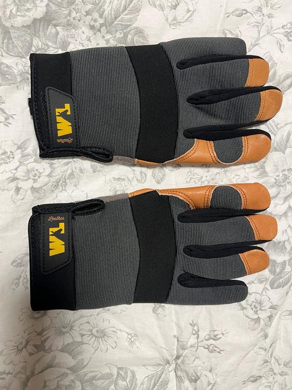 Men's Pigskin Leather Hybrid Adjustable Wrist Gloves | Wells Lamont