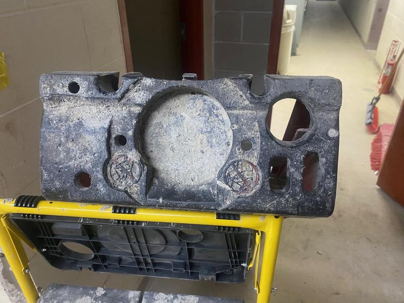 Old style top, DEEP, HUGE parts holding tray