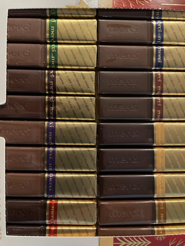 Merci Finest Christmas Assorted Chocolate Candy Gift Box, 8.8 oz